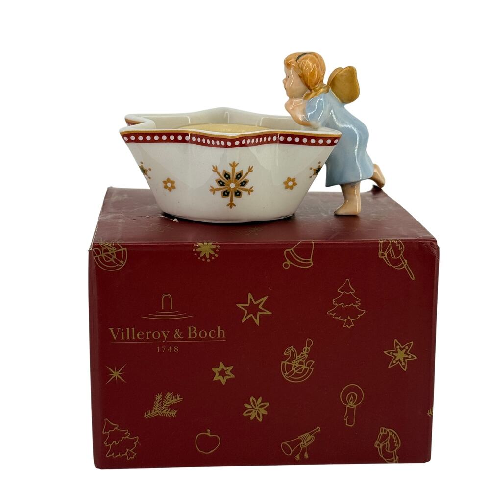 Villeroy & Boch Nostalgic Light Holiday Christmas Angel Tealight Holder